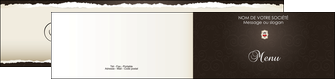 exemple depliant 2 volets  4 pages  restaurant restaurant restauration restaurateur MIDLU20196