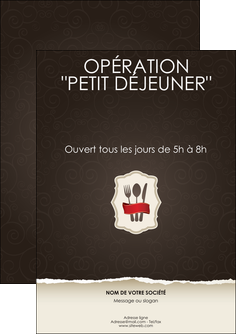impression flyers restaurant restaurant restauration restaurateur MIDLU20210
