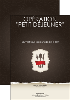 modele affiche restaurant restaurant restauration restaurateur MIDLU20214