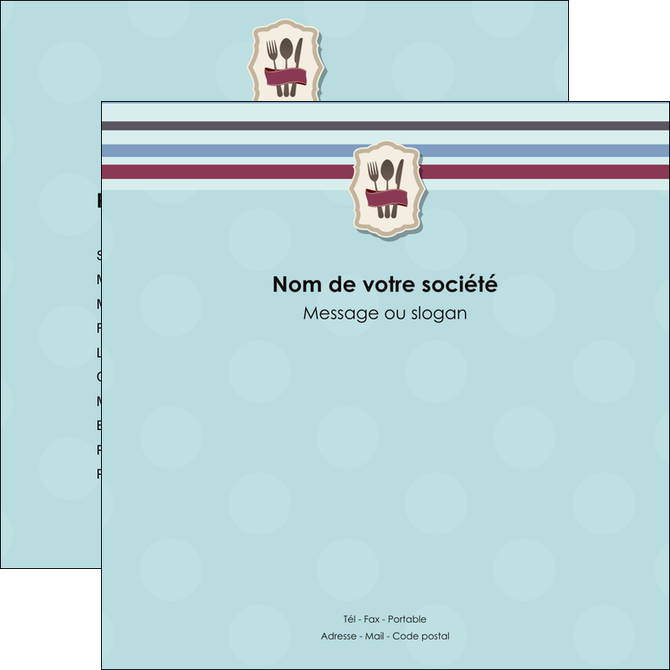 faire flyers restaurant restaurant restauration restaurateur MIDLU20240