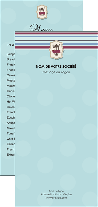 impression flyers restaurant restaurant restauration restaurateur MIDLU20252