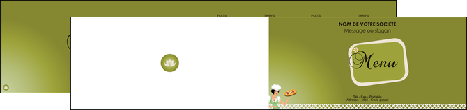 faire depliant 2 volets  4 pages  pizzeria et restaurant italien pizza plateau plateau de pizza MFLUOO20270