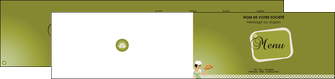 faire depliant 2 volets  4 pages  pizzeria et restaurant italien pizza plateau plateau de pizza MFLUOO20270