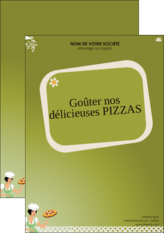 realiser flyers pizzeria et restaurant italien pizza plateau plateau de pizza MFLUOO20280