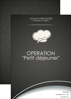 exemple affiche restaurant restaurant restauration restaurateur MIDLU20308
