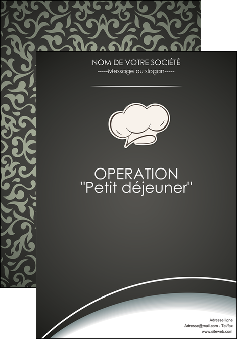 impression affiche restaurant restaurant restauration restaurateur MIDLU20310