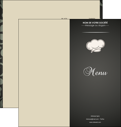 cree depliant 2 volets  4 pages  restaurant restaurant restauration restaurateur MIDLU20312