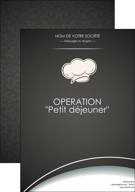 imprimerie affiche restaurant restaurant restauration restaurateur MIDLU20314