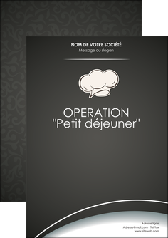 impression flyers restaurant restaurant restauration restaurateur MIDLU20328