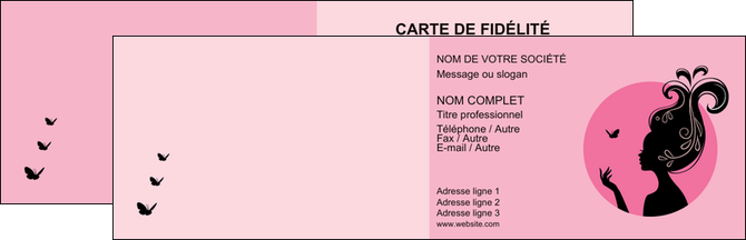 faire carte de visite cosmetique coiffure coiffeur coiffeuse MIDBE21160