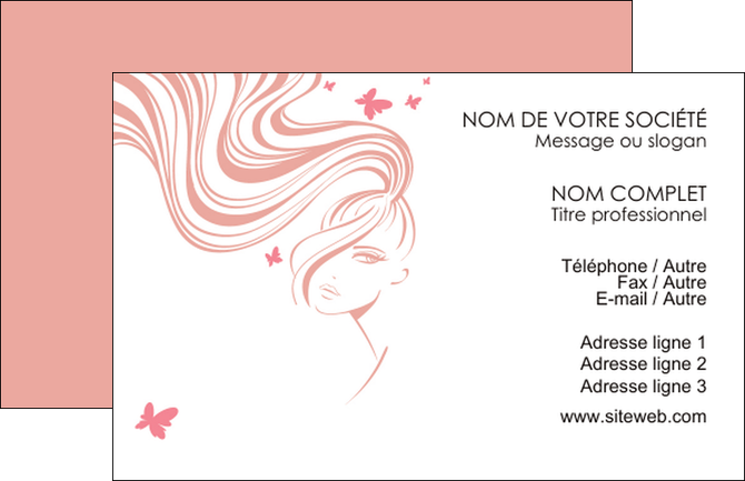 creer modele en ligne carte de visite institut de beaute coiffure coiffeur coiffeuse MLGI21254