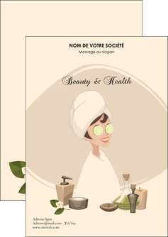 personnaliser modele de flyers centre esthetique  beaute soins esthetique MLGI21994