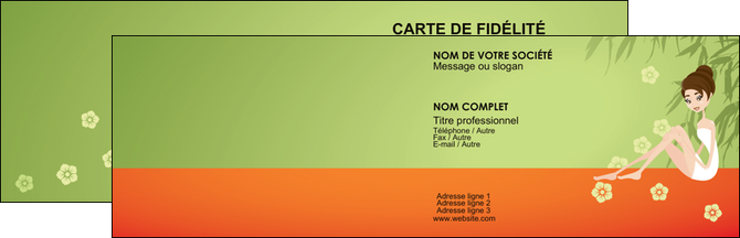 maquette en ligne a personnaliser carte de visite centre esthetique  beaute soins centre de beaute MFLUOO22056
