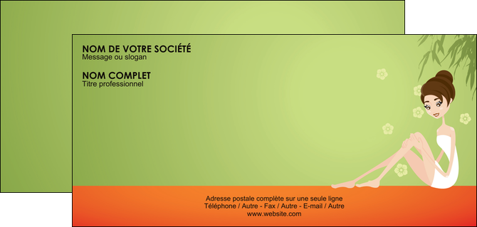 personnaliser modele de carte de correspondance centre esthetique  beaute soins centre de beaute MFLUOO22060