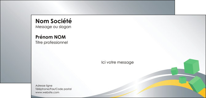 modele carte de correspondance btp abstrait design contexture MFLUOO22072