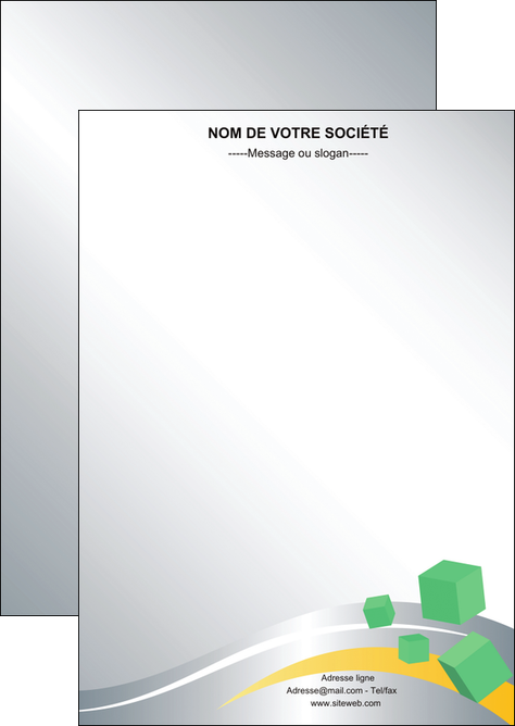 exemple flyers btp abstrait design contexture MFLUOO22090