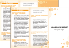 faire depliant 3 volets  6 pages  abstrait design texture MLGI22122