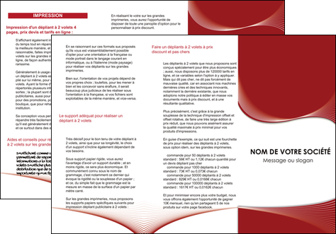 creation graphique en ligne depliant 3 volets  6 pages  agence immobiliere design abstrait texture MID22256