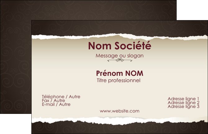 modele en ligne carte de visite texture contexture structure MIDBE22792