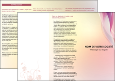impression depliant 3 volets  6 pages  fleuriste et jardinage fleurs fleuriste jardin MIS22812