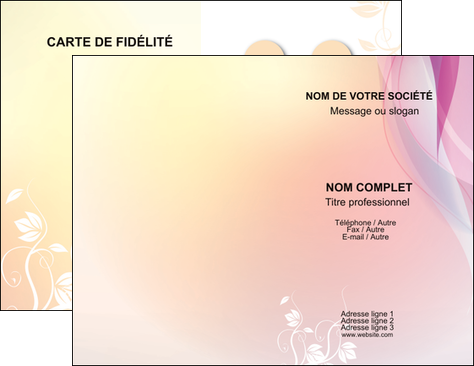 realiser carte de visite fleuriste et jardinage fleurs fleuriste jardin MIS22830