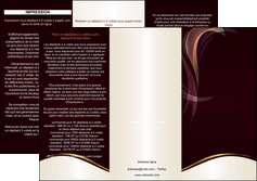 impression depliant 3 volets  6 pages  texture contexture abstrait MLGI23112