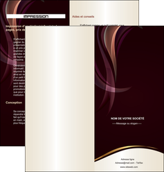 modele depliant 2 volets  4 pages  texture contexture abstrait MLGI23126