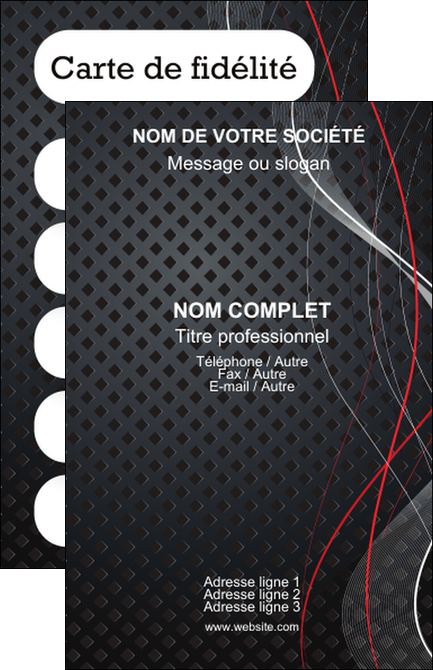 creer modele en ligne carte de visite contexture abstrait acier MFLUOO23134