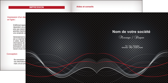 imprimer depliant 2 volets  4 pages  contexture abstrait acier MFLUOO23136