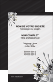realiser carte de visite fleuriste et jardinage fleurs fleuriste jardin MLGI23432