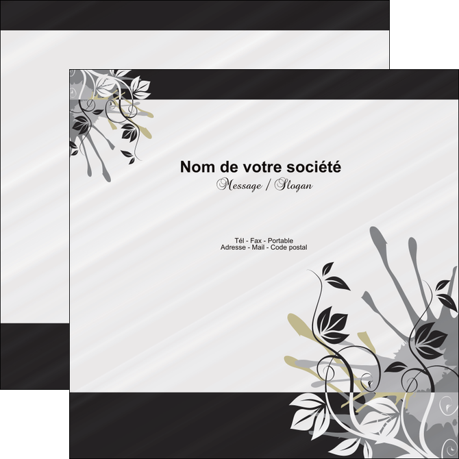 impression flyers fleuriste et jardinage fleurs fleuriste jardin MFLUOO23446