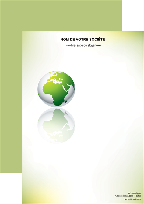 faire affiche paysage nature nature verte ecologie MIF23540