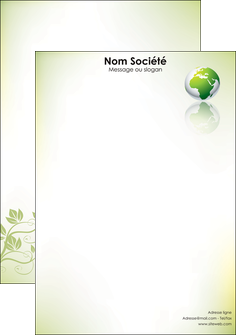 modele en ligne tete de lettre paysage nature nature verte ecologie MIF23544