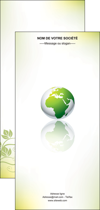 realiser flyers paysage nature nature verte ecologie MIF23548