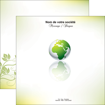 maquette en ligne a personnaliser flyers paysage nature nature verte ecologie MIF23554
