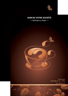 personnaliser maquette flyers bar et cafe et pub cafe cafe noir cafe delices MLGI23586