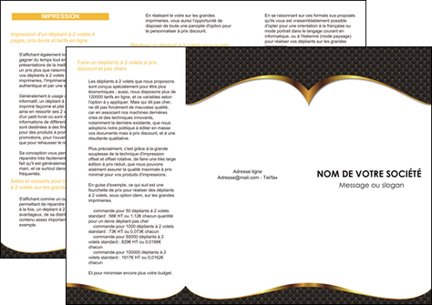 impression depliant 3 volets  6 pages  texture contexture structure MIDBE23830