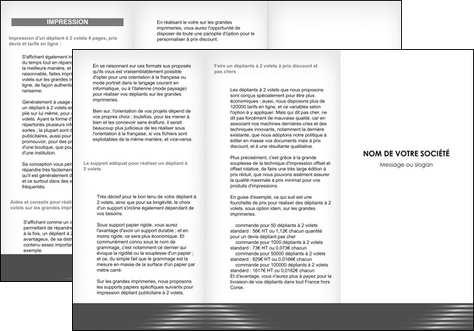 faire modele a imprimer depliant 3 volets  6 pages  texture contexture structure MFLUOO23986