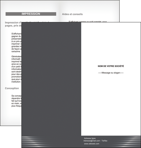 faire modele a imprimer depliant 2 volets  4 pages  texture contexture structure MFLUOO23998