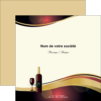 imprimer flyers vin commerce et producteur vin vignoble bouteille de vin MIDBE24296