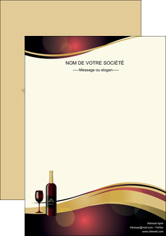 cree affiche vin commerce et producteur vin vignoble bouteille de vin MIDBE24304
