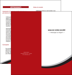 imprimerie depliant 2 volets  4 pages  structure contexture design simple MFLUOO24558