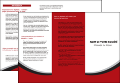 cree depliant 3 volets  6 pages  structure contexture design simple MFLUOO24564