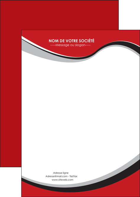 imprimerie flyers structure contexture design simple MFLUOO24568
