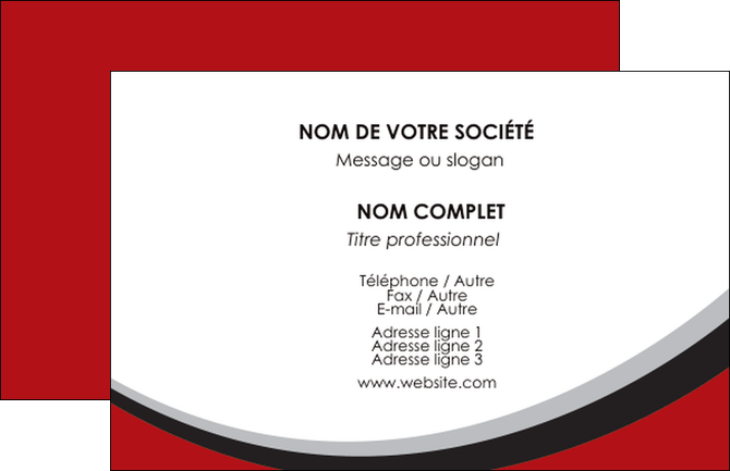 impression carte de visite structure contexture design simple MFLUOO24578