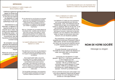 personnaliser modele de depliant 3 volets  6 pages  structure contexture design simple MFLUOO24614