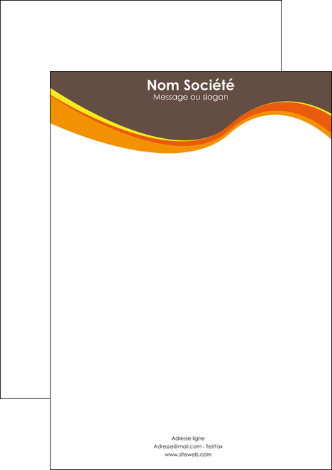 modele tete de lettre structure contexture design simple MIDBE24620
