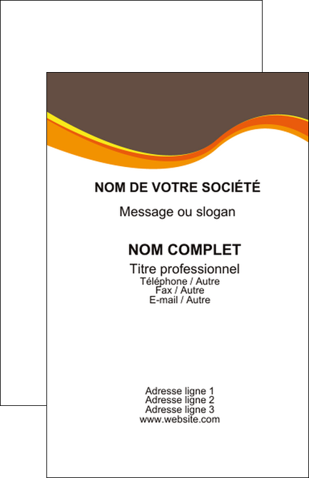 personnaliser modele de carte de visite structure contexture design simple MFLUOO24632