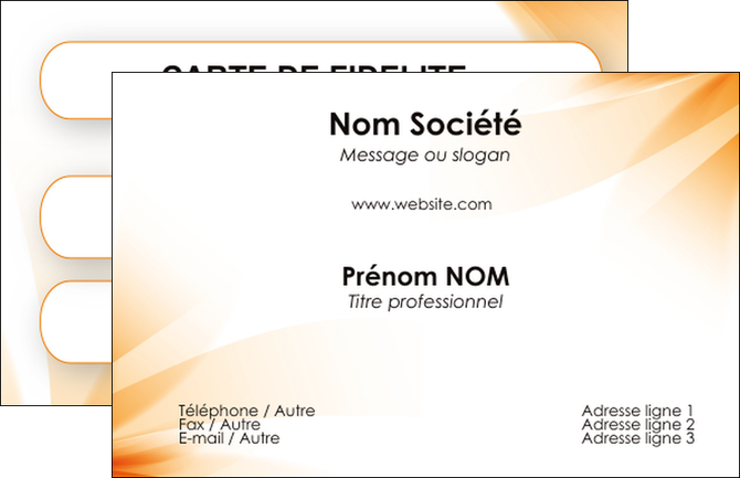 exemple carte de visite structure contexture design simple MLIP24856