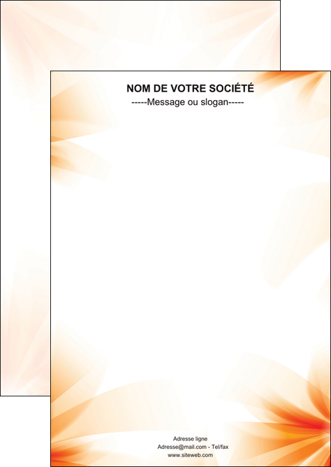 imprimerie flyers structure contexture design simple MLIP24858